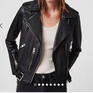 ALL SAINTS  Balfern biker leather jacket